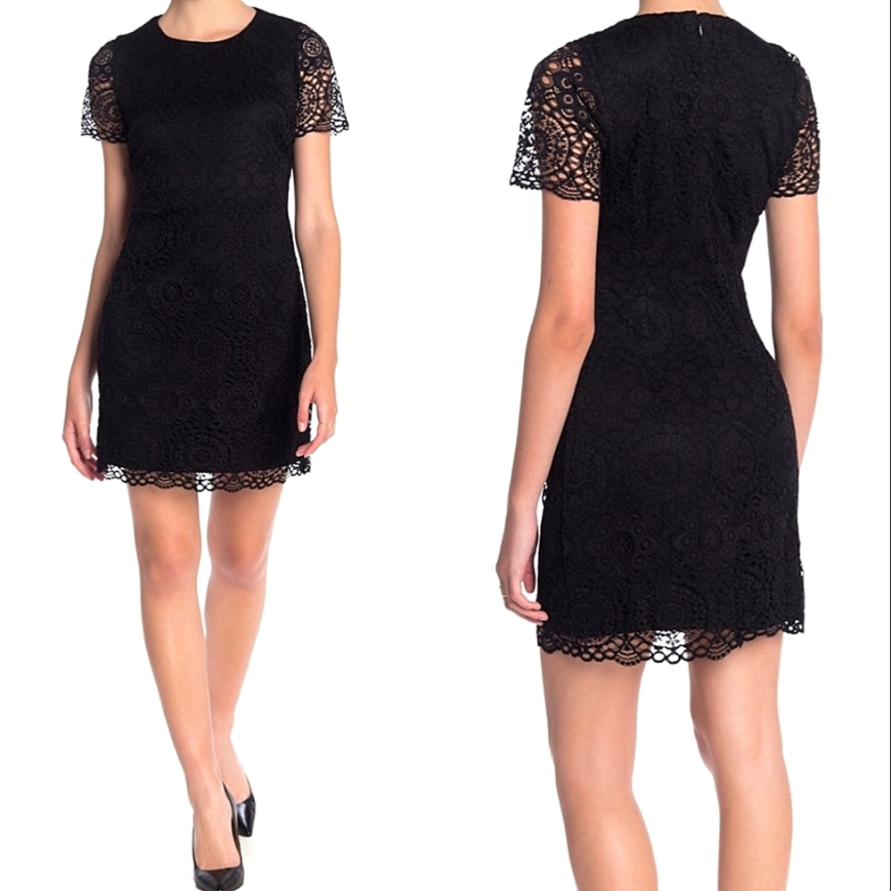 Laundry by Shelli Segal black lace dress - size 4
